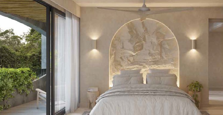 Ardeh Tulum — master bedroom