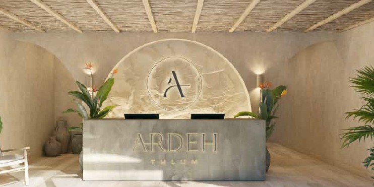 Ardeh Tulum — lobby reception