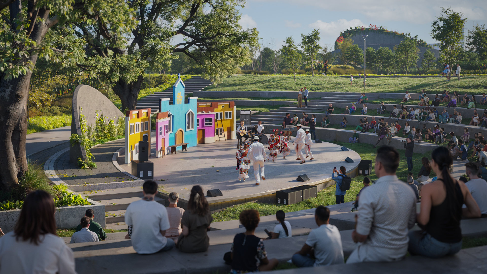 Amphitheater — ground level