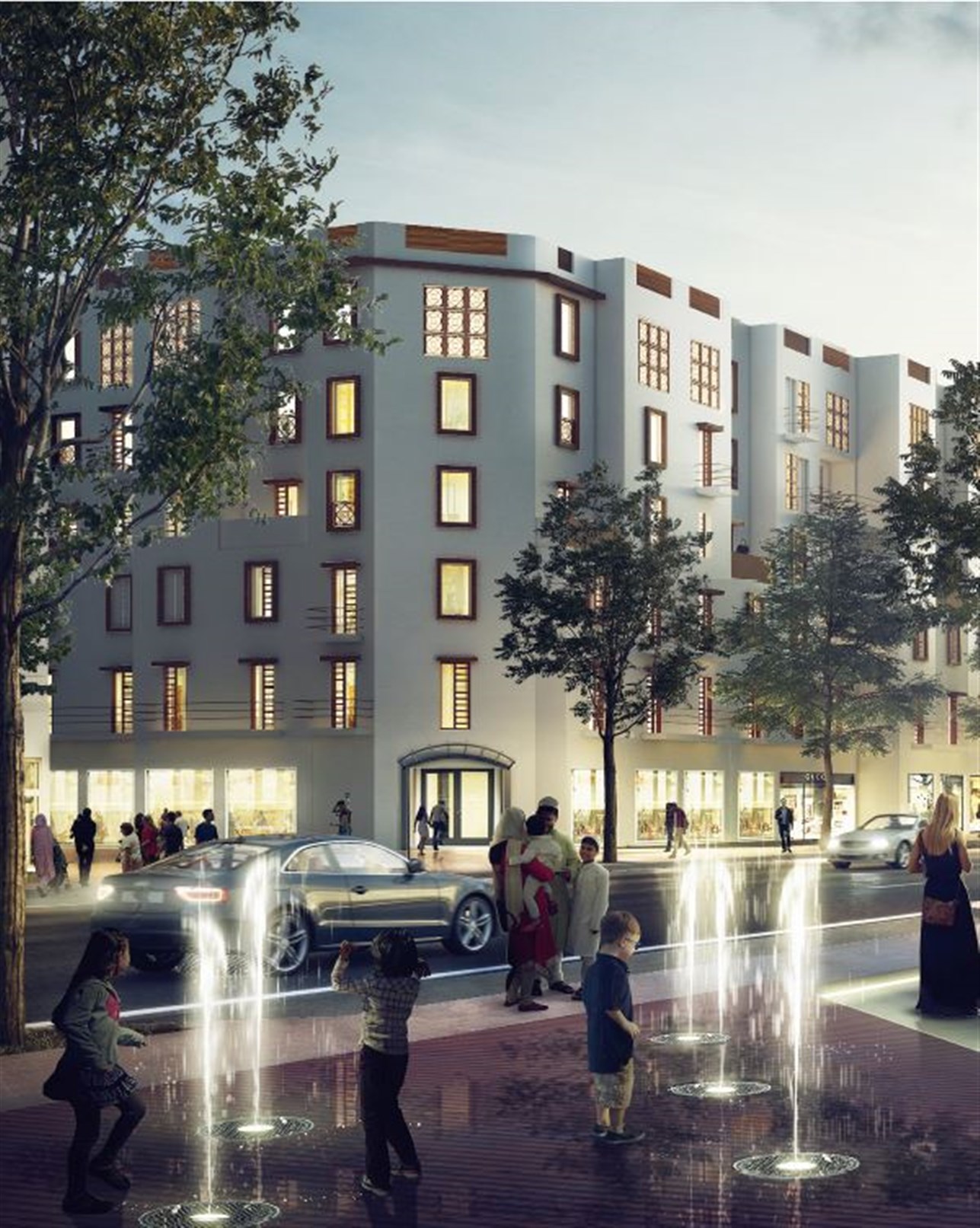 Annasr — site masterplan with zone boundaries