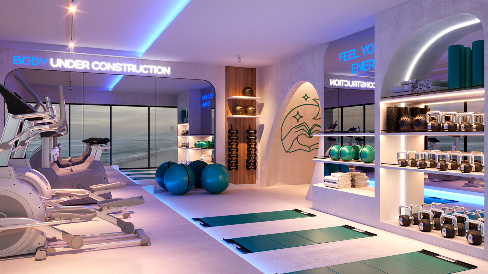 Corazón de Playa — gym