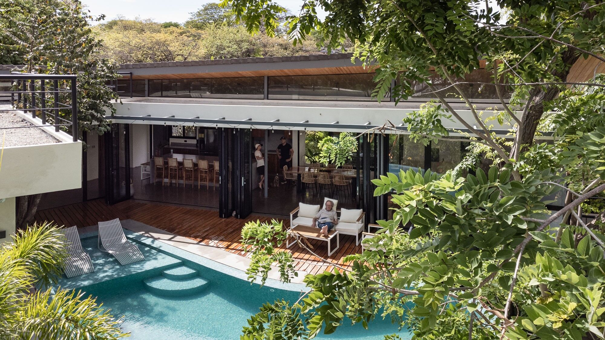 Courtyard and living area