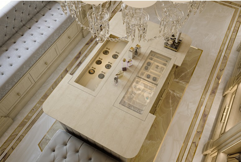 Kitchen — aerial view