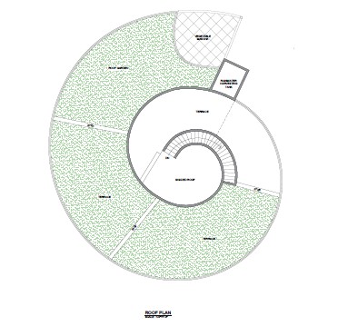 Sacred Geometry Nest — roof plan