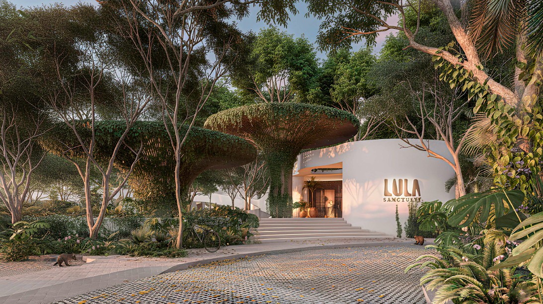 Lula Sanctuary — entrance, Tulum