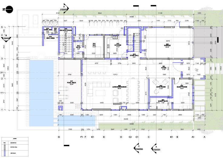 Proposed ground floor layout — Lagos, Nigeria