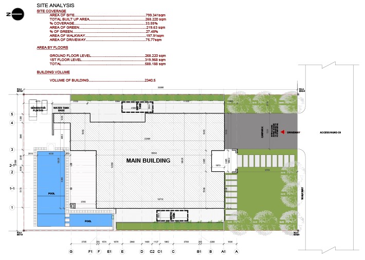 Proposed site plan — Lagos, Nigeria