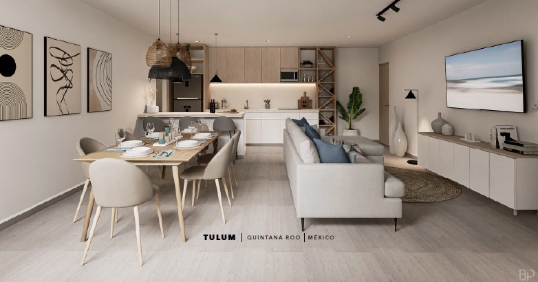 OKOM open-plan living room