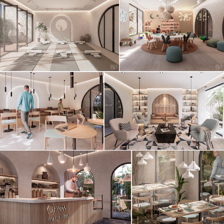 OKOM — yoga, cinema, coffee shop, lounge